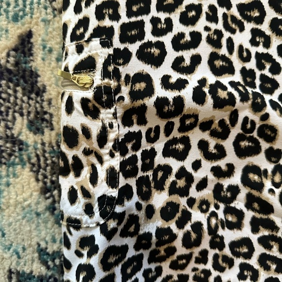 Zenergy Golf by Chicos Leopard Print Gold Skort sz 16/ XL - Picture 8 of 15